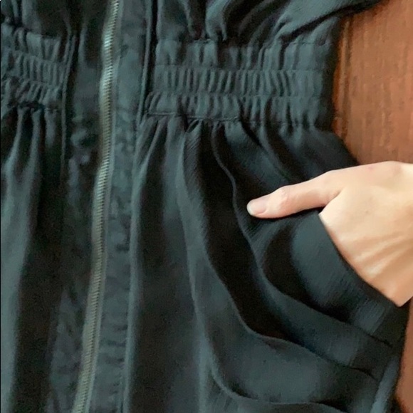 Guess black zip up dress. - Picture 6 of 6